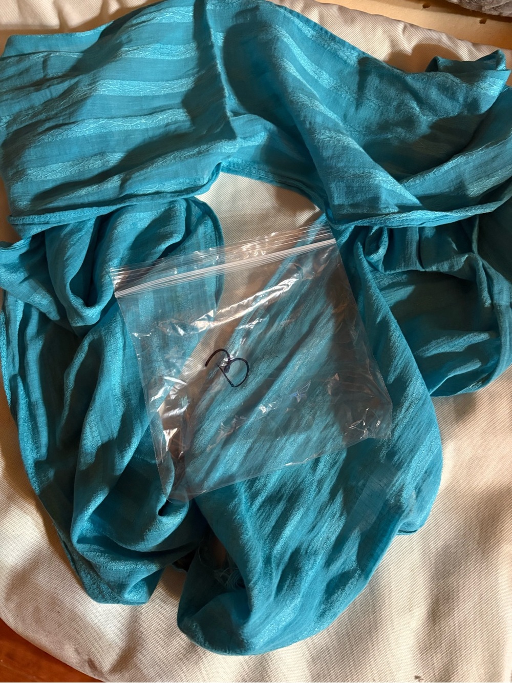Lightweight Turquoise Women's Scarf
